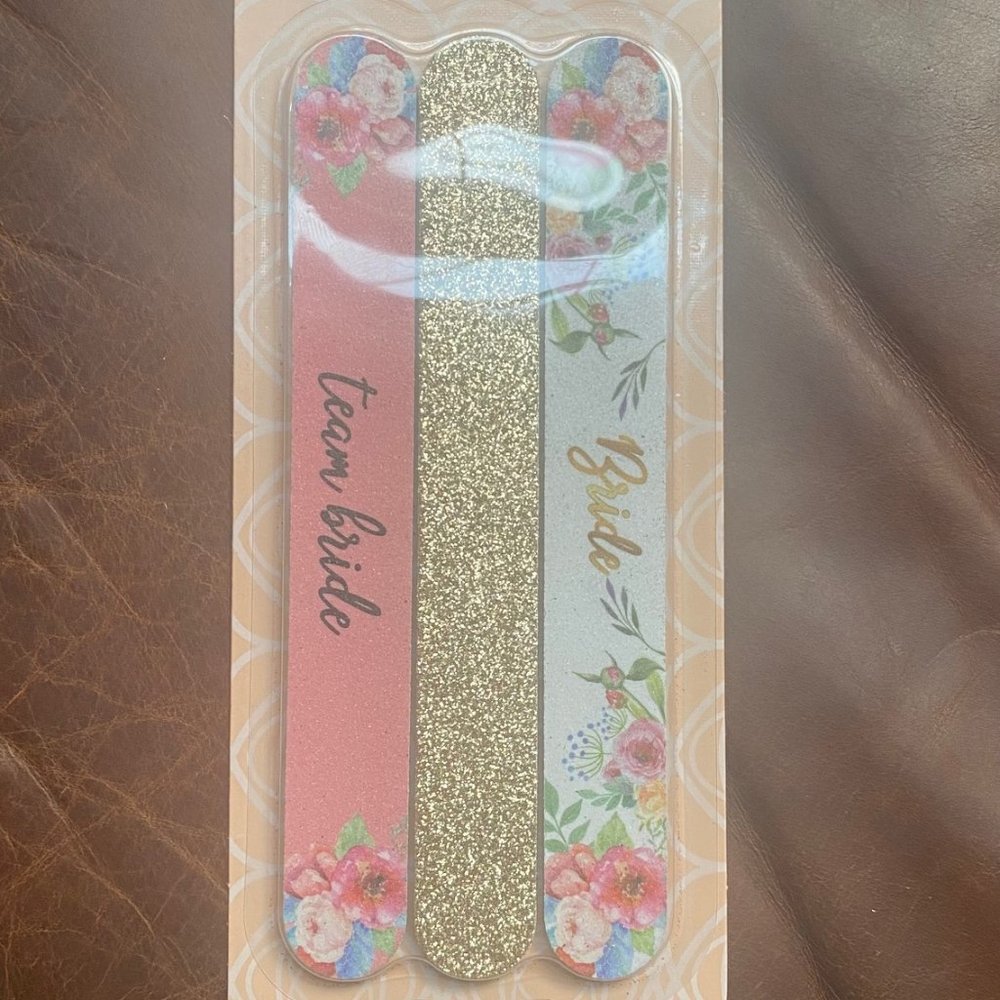Wedding Nail File - 3 pack - Super Cute!